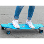 Longboard Hudora CruiseStar Skateboard modro-čierny 91,4 cm
